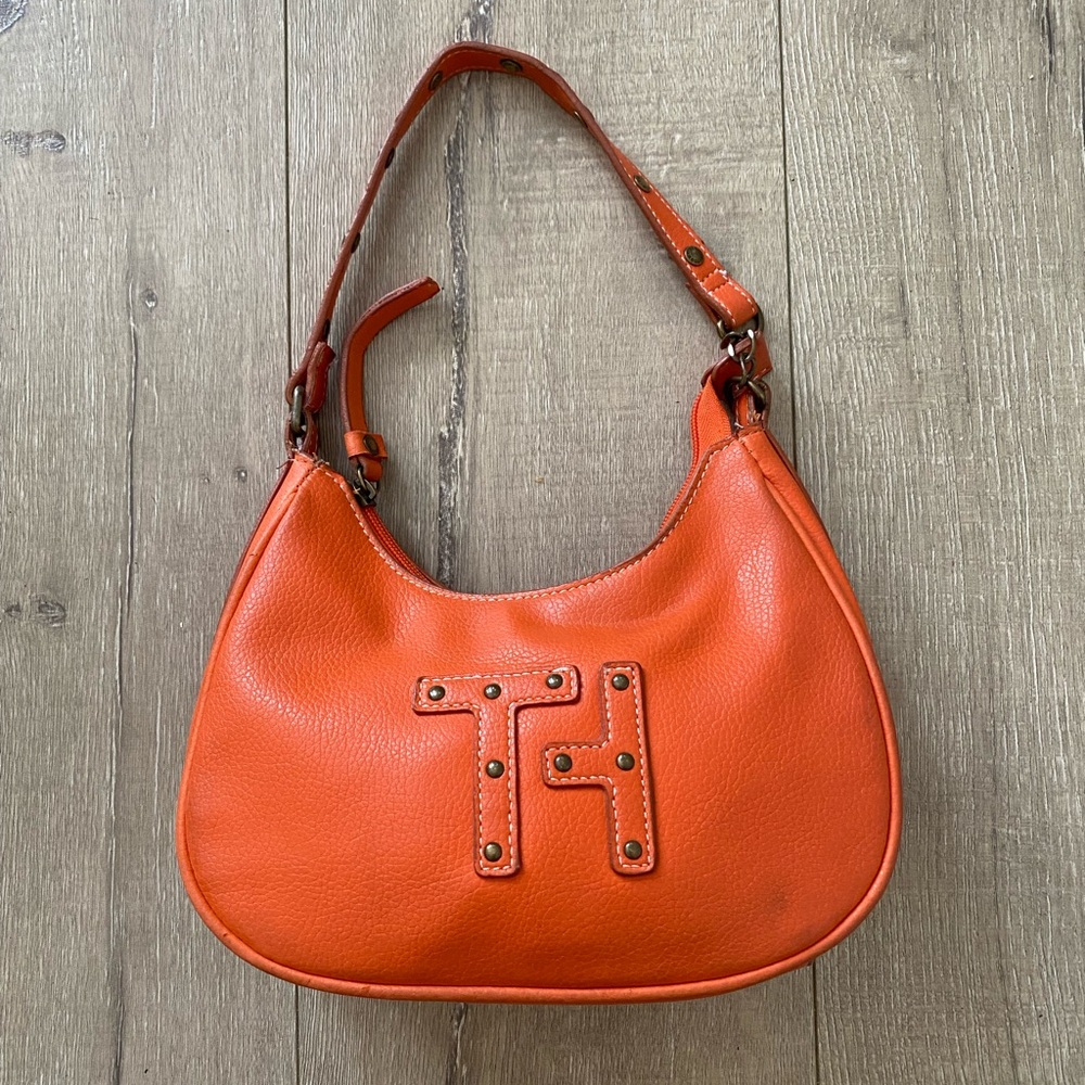 Y2K Orange Tommy Hilfiger Shoulder bag